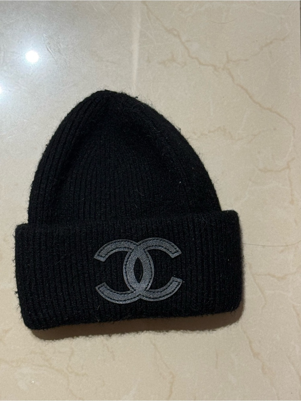 Black Knit Beanie